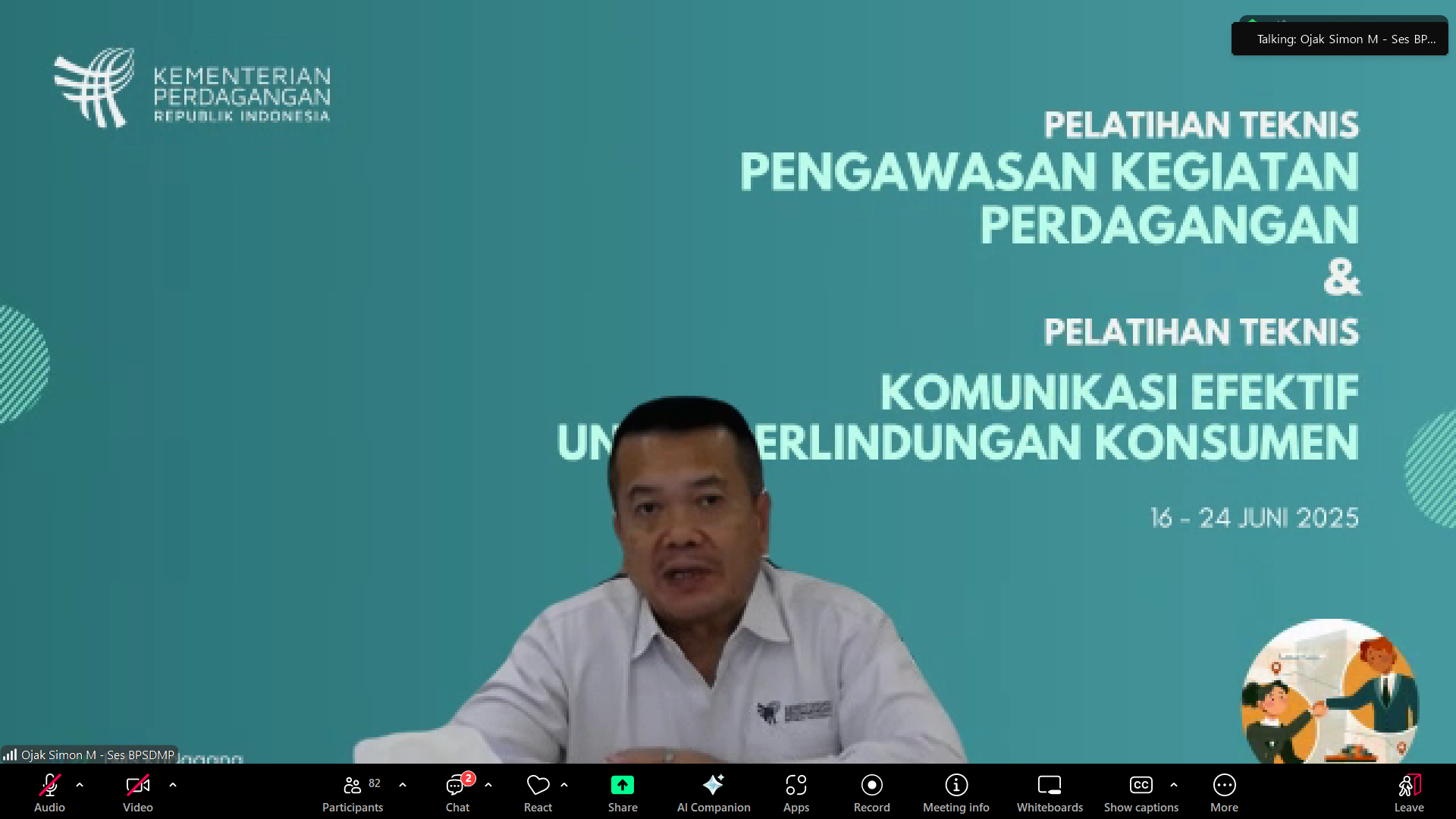 PELATIHAN TEKNIS KOMUNIKASI EFEKTIF UNTUK PERLINDUNGAN KONSUMEN
