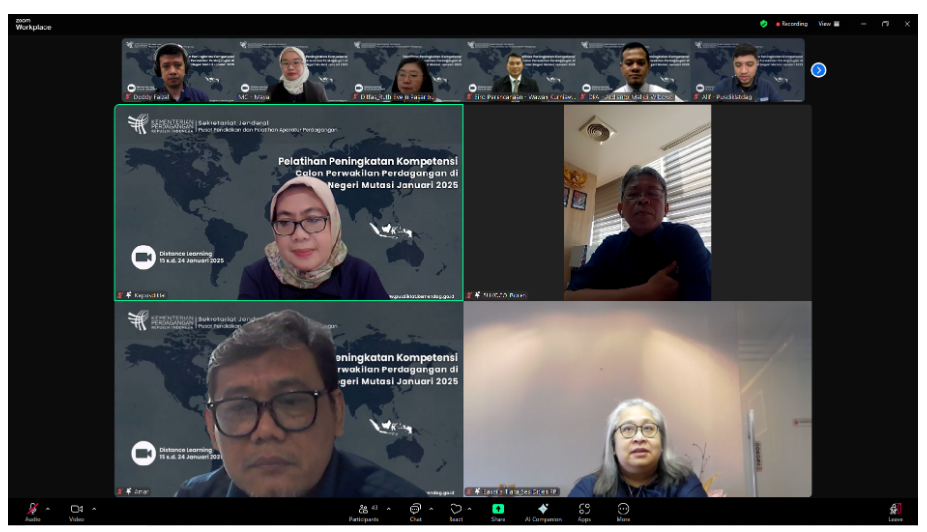 Pelatihan Perwakilan Perdagangan Periode Mutasi Januari 2025